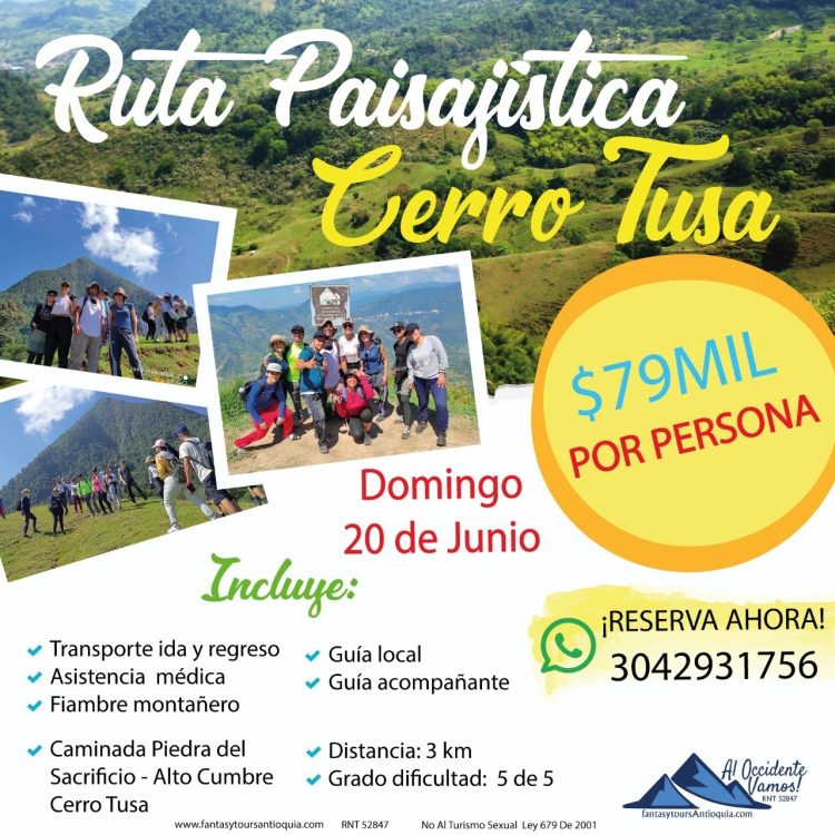 Cerro Tusa 20 Junio