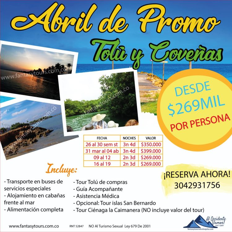 Tolú y Coveñas Semana Santa